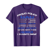 Load image into Gallery viewer, Proud Police Dad Most People Never Meet Their Heroes TShirt425538
