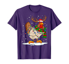 Load image into Gallery viewer, Funny shirts V-neck Tank top Hoodie sweatshirt usa uk au ca gifts for Funny Chicken Christmas Tee Reindeer Christmas Lights Pajama T-Shirt 554611
