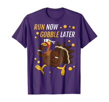 Load image into Gallery viewer, Funny shirts V-neck Tank top Hoodie sweatshirt usa uk au ca gifts for Run Now Gobble Later Thanksgiving Turkey Trot Gifts T-Shirt 765935

