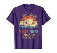 Load image into Gallery viewer, I Survived Toilet Paper Social Distancing 2020 Funny Vintage TShirt396128
