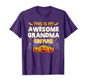 This Is My Awesome Grandma Costume Halloween Gift T-Shirt