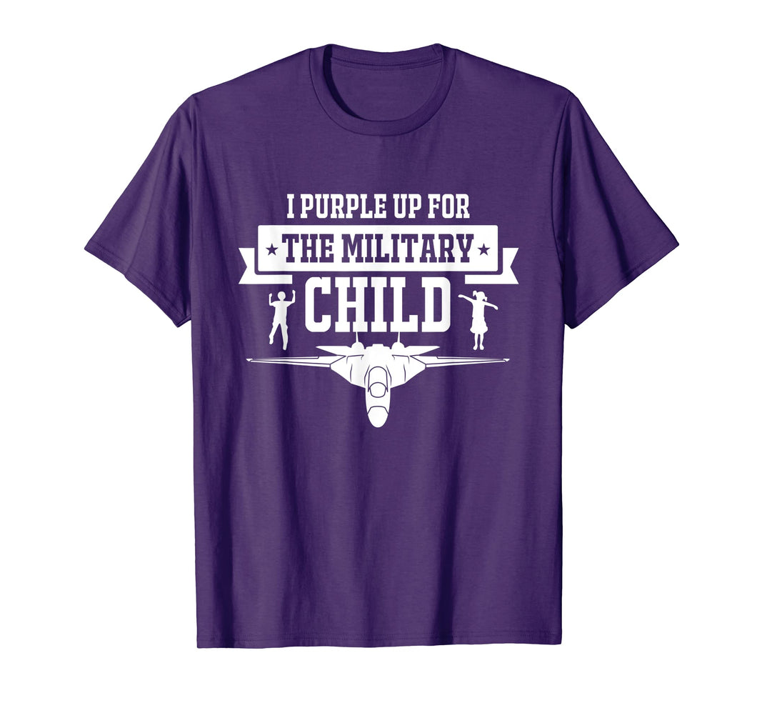 Funny shirts V-neck Tank top Hoodie sweatshirt usa uk au ca gifts for I Purple Up T Shirt For The Military Children Month 2019 2079728