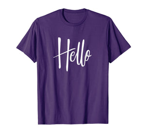 Funny shirts V-neck Tank top Hoodie sweatshirt usa uk au ca gifts for Summer tshirt that simply says Hello, pass a smile on 2963482