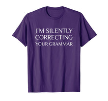 Load image into Gallery viewer, Funny shirts V-neck Tank top Hoodie sweatshirt usa uk au ca gifts for I&#39;m Silently Correcting Your Grammar T-Shirt 1828802
