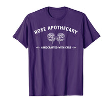 Load image into Gallery viewer, Rose Apothecary Tshirt Handcrafted With Care Gift Tee Shirt
