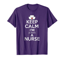 Load image into Gallery viewer, Funny shirts V-neck Tank top Hoodie sweatshirt usa uk au ca gifts for Keep Calm I&#39;m Almost A Nurse T Shirt Future Nurse Gifts 3997842
