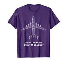 Load image into Gallery viewer, Funny shirts V-neck Tank top Hoodie sweatshirt usa uk au ca gifts for Future Pilot Forget Princess Girls T-Shirt 1230704
