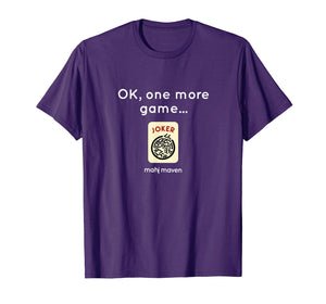 Funny shirts V-neck Tank top Hoodie sweatshirt usa uk au ca gifts for OK, one more game... Mahjong T-Shirt 2513332