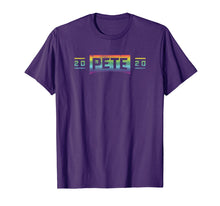Load image into Gallery viewer, PETE 2020 Buttigieg Rainbow Pride Political T-shirt
