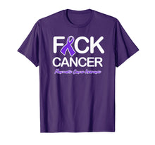 Load image into Gallery viewer, Funny shirts V-neck Tank top Hoodie sweatshirt usa uk au ca gifts for Pancreatic Cancer Shirt Fck Cancer Awareness Products 1969412

