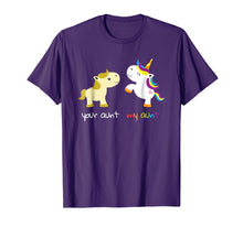 Load image into Gallery viewer, Funny shirts V-neck Tank top Hoodie sweatshirt usa uk au ca gifts for your auntie my auntie unicorn shirt kids - cool auntie gift 2392437
