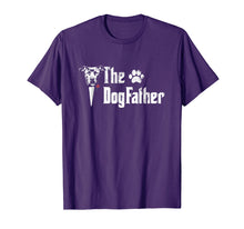 Load image into Gallery viewer, Mens The Dogfather Pitbull Dog Dad Tshirt Father&#39;s Day Gift
