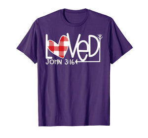 Funny shirts V-neck Tank top Hoodie sweatshirt usa uk au ca gifts for John 3:16 - Loved Valentine Gift T-Shirt 1549214