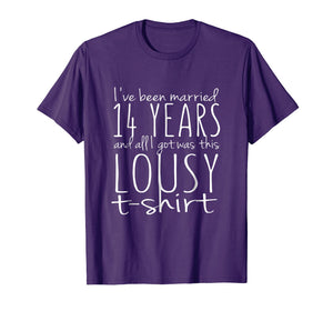 Funny shirts V-neck Tank top Hoodie sweatshirt usa uk au ca gifts for 14th Year Anniversary Shirt Fourteen Year Wedding Married 1487901