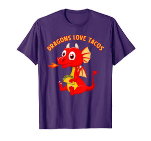 Funny shirts V-neck Tank top Hoodie sweatshirt usa uk au ca gifts for Cool Fish Tacos Dish Funny Gift Dragons Love Tacos T Shirt 1198421