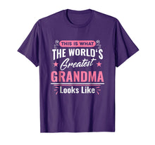 Load image into Gallery viewer, Funny shirts V-neck Tank top Hoodie sweatshirt usa uk au ca gifts for What World&#39;s Greatest Grandma Looks Like Mothers Day T-Shirt 3611999
