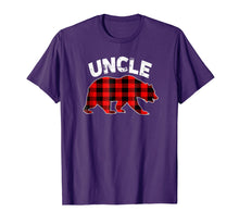 Load image into Gallery viewer, Funny shirts V-neck Tank top Hoodie sweatshirt usa uk au ca gifts for Red Plaid Uncle Bear Buffalo Matching Family Pajama T-Shirt 2119200
