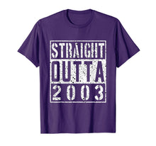 Load image into Gallery viewer, Straight Outta 2003 Sweet 16 Birthday Gift Funny 16th TShirt 810410
