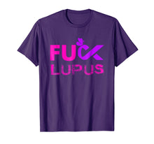 Load image into Gallery viewer, Funny shirts V-neck Tank top Hoodie sweatshirt usa uk au ca gifts for Fuck Lupus Awareness 1 TShirt 1048884
