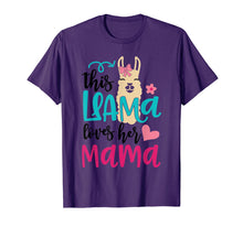 Load image into Gallery viewer, Funny shirts V-neck Tank top Hoodie sweatshirt usa uk au ca gifts for Cutest Gift Shirt This Llama Loves Her Mama Moms Gift 2367218
