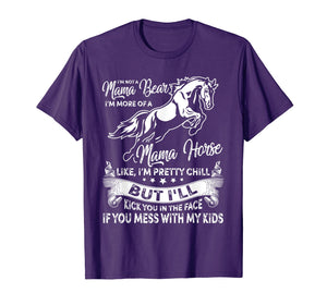 Funny shirts V-neck Tank top Hoodie sweatshirt usa uk au ca gifts for Not A Mama Bear More Of A Mama Horse Tshirt For Horse Lovers 1244588