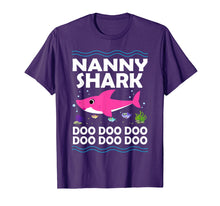 Load image into Gallery viewer, Funny shirts V-neck Tank top Hoodie sweatshirt usa uk au ca gifts for Nanny Shark T-Shirt Doo Doo Funny Baby Mommy Kids Video Tee T-Shirt 590880
