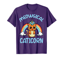 Load image into Gallery viewer, Funny shirts V-neck Tank top Hoodie sweatshirt usa uk au ca gifts for Meowgical Caticorn Cat Lover Cute Unicorn Animal T-shirt 3103864
