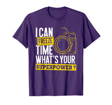 Load image into Gallery viewer, Funny shirts V-neck Tank top Hoodie sweatshirt usa uk au ca gifts for I Can Freeze Time Superpower - Photographer Camera T-Shirt 1189990
