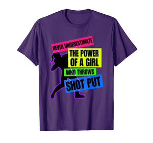 Funny shirts V-neck Tank top Hoodie sweatshirt usa uk au ca gifts for Track and Field Girl Power Shot Put Thrower T-Shirt 1338214
