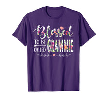Load image into Gallery viewer, Funny shirts V-neck Tank top Hoodie sweatshirt usa uk au ca gifts for Blessed To Be Called Grammie To Be T Shirt, Grammie Funny Gi 1074731
