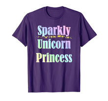 Load image into Gallery viewer, Funny shirts V-neck Tank top Hoodie sweatshirt usa uk au ca gifts for Sparkly Unicorn Princess T-shirt for Women and Girls 1832774
