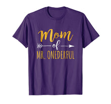 Load image into Gallery viewer, Funny shirts V-neck Tank top Hoodie sweatshirt usa uk au ca gifts for Mom of MR. Onederful T-Shirt Funny 1st birthday 715241
