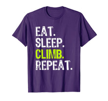 Load image into Gallery viewer, Funny shirts V-neck Tank top Hoodie sweatshirt usa uk au ca gifts for Eat Sleep Climb Repeat - Rock Climbing Gift T-Shirt 2500970
