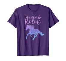 Load image into Gallery viewer, Funny shirts V-neck Tank top Hoodie sweatshirt usa uk au ca gifts for I'd Rather Be Riding Horses T-Shirt Horse Rider Girls Moms 2056818
