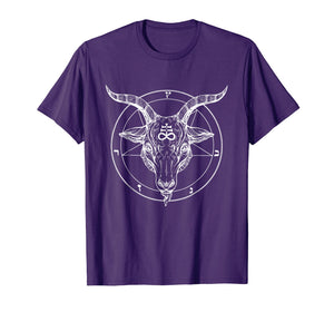 Funny shirts V-neck Tank top Hoodie sweatshirt usa uk au ca gifts for Baphomet Black Magic Satanic Devil T-Shirt Black Temple 1259038