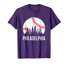 Load image into Gallery viewer, Funny shirts V-neck Tank top Hoodie sweatshirt usa uk au ca gifts for Philadelphia Downtown Baseball Philly Skyline T-Shirt 600316
