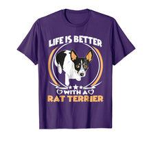 Load image into Gallery viewer, Funny shirts V-neck Tank top Hoodie sweatshirt usa uk au ca gifts for Life Is Better With A Rat Terrier T Shirt For Dog Lover Gift 1461718
