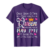 Load image into Gallery viewer, Funny shirts V-neck Tank top Hoodie sweatshirt usa uk au ca gifts for Girls 22nd Birthday Queen May 1997 Shirt Queen Birthday 806229
