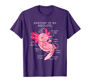 Funny shirts V-neck Tank top Hoodie sweatshirt usa uk au ca gifts for Anatomy Of An Axolotl Mexican Salamanders Funny T Shirt 1445948