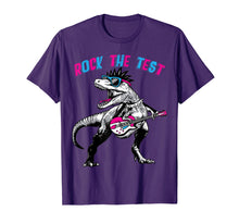 Load image into Gallery viewer, Funny shirts V-neck Tank top Hoodie sweatshirt usa uk au ca gifts for Rock The Test T Shirt Dinosaur T-rex Shirt Gifts 805567
