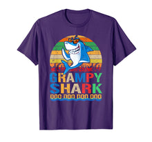 Load image into Gallery viewer, Funny shirts V-neck Tank top Hoodie sweatshirt usa uk au ca gifts for Vintage Grampy Shark Doo Doo Tshirt Funny Men Women Kids 260856
