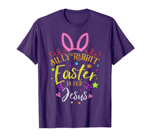 Funny shirts V-neck Tank top Hoodie sweatshirt usa uk au ca gifts for Silly Rabbit Easter Is for Jesus TShirt Novelty Gift Costume 2080119