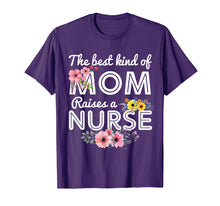Load image into Gallery viewer, Funny shirts V-neck Tank top Hoodie sweatshirt usa uk au ca gifts for The Best Kind Of Mom Raises A Nurse Flower Shirt 1064372
