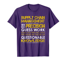 Load image into Gallery viewer, Funny shirts V-neck Tank top Hoodie sweatshirt usa uk au ca gifts for Supply Chain Management Precision Guess Work Job Title TShir 3017911
