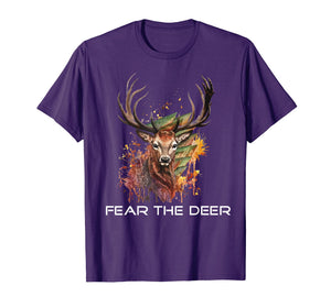 Funny shirts V-neck Tank top Hoodie sweatshirt usa uk au ca gifts for Fear The Deer Basketball T-Shirt 167676