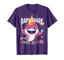 Load image into Gallery viewer, Birthday Girl Baby Shark T-Shirt
