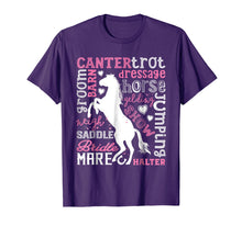 Load image into Gallery viewer, Horse T Shirt For Girls Women Gifts Horses Horseback Riding
