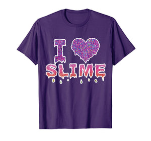 Funny shirts V-neck Tank top Hoodie sweatshirt usa uk au ca gifts for Kids Slime Shirts | I Love Slime Shirt 2065954