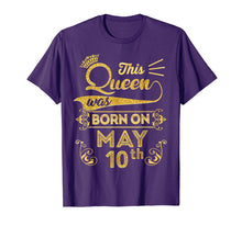 Load image into Gallery viewer, Funny shirts V-neck Tank top Hoodie sweatshirt usa uk au ca gifts for Queen are Born in May 2009 10th Birthday Shirt Girls 1956620
