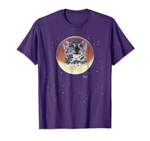 Load image into Gallery viewer, Schim Schimmel original artwork, baby snow leopard T-shirt
